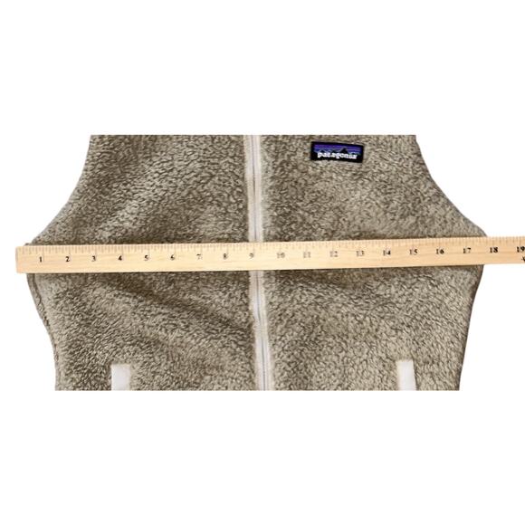 Patagonia Los Gatos Fleece Tan & White Women's Small - Picture 3 of 7